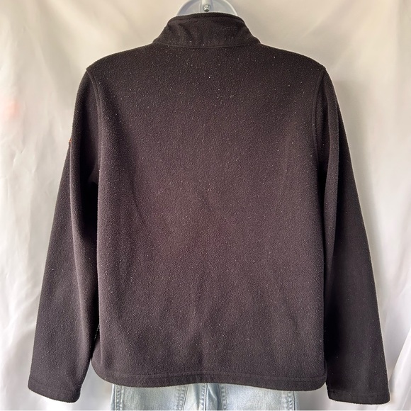 Harley-Davidson Women's Black Quarter Zip Fleece Jacket Size Small Auburn Ma - Picture 3 of 9